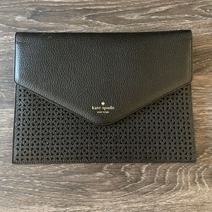 Kate Spade Black Envelope Clutch